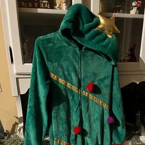 M Christmas Tree Onesie for Woman